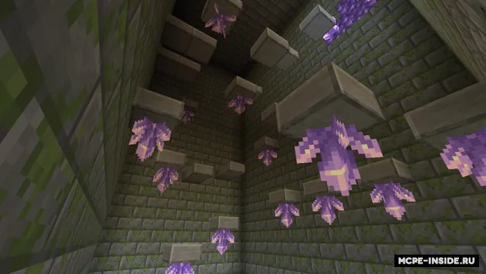 Binafsha parkur — Minecraft xarita, rasm 1
