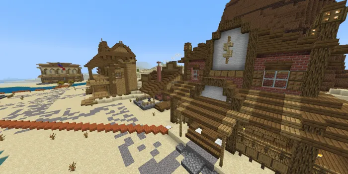 Yovvoyi G'arb bo'ylab poyga — Minecraft xarita, rasm 2