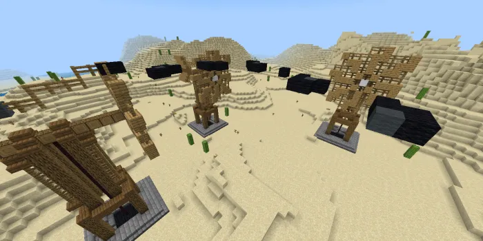 Yovvoyi G'arb bo'ylab poyga — Minecraft xarita, rasm 3