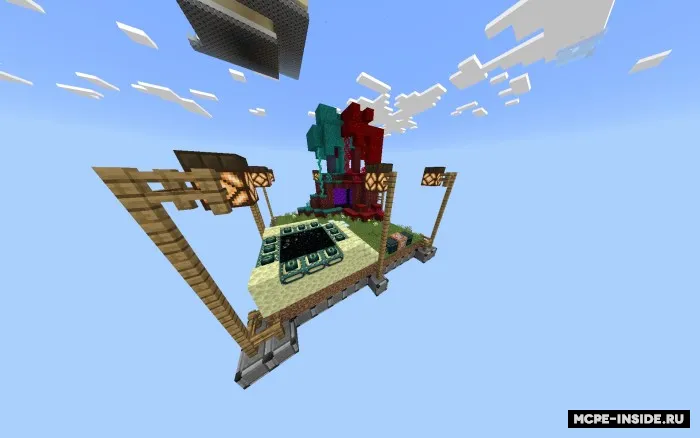 Sotib olish va sotish bilan Skyblock — Minecraft xarita, rasm 2