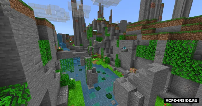 Daradagi parkur — Minecraft xarita, rasm 1