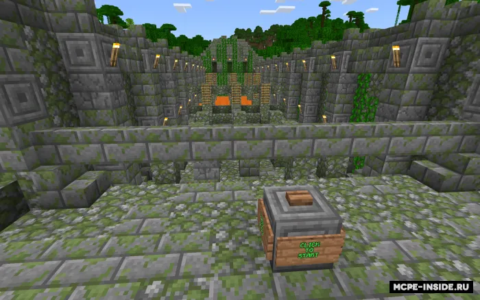Yo'qolgan ibodatxonadan qochish — Minecraft xarita, rasm 4