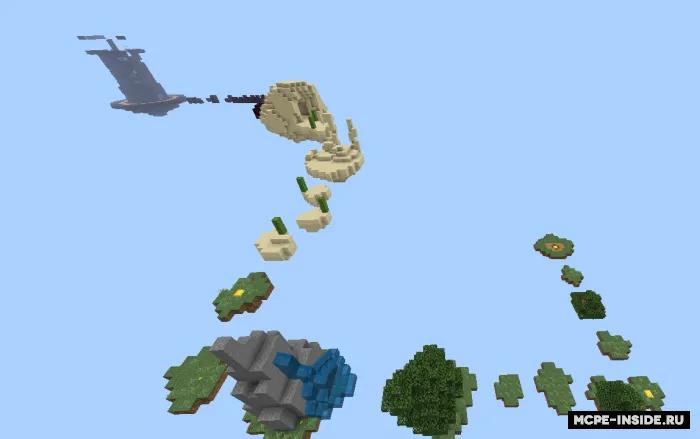 Yuqoriga sakrash! — Minecraft xarita, rasm 1