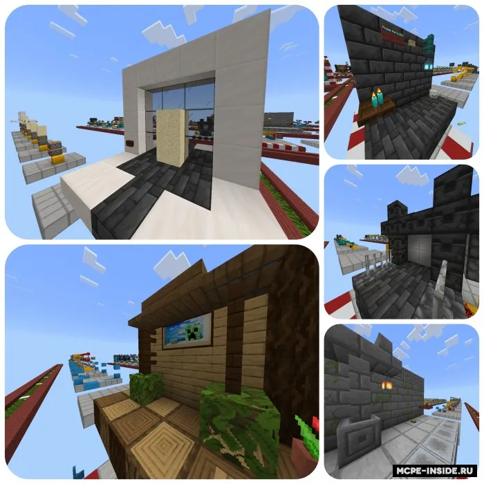 10 ta porshenli eshik g'oyasi — Minecraft xarita, rasm 2