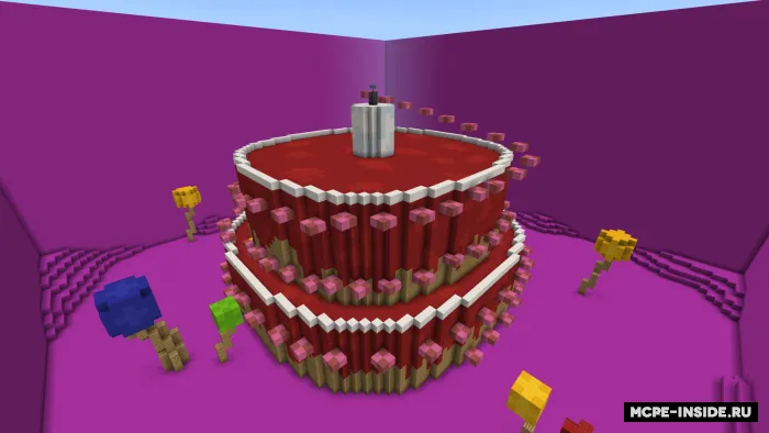 Tug'ilgan kun parkuri — Minecraft xarita, rasm 3