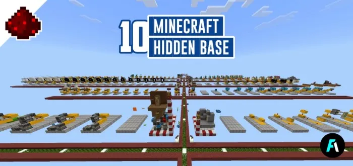 10 ta yashirin baza g'oyasi — Minecraft xarita, rasm 1