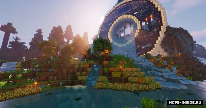 Tog'dagi futuristik uy — Minecraft xarita, rasm 4