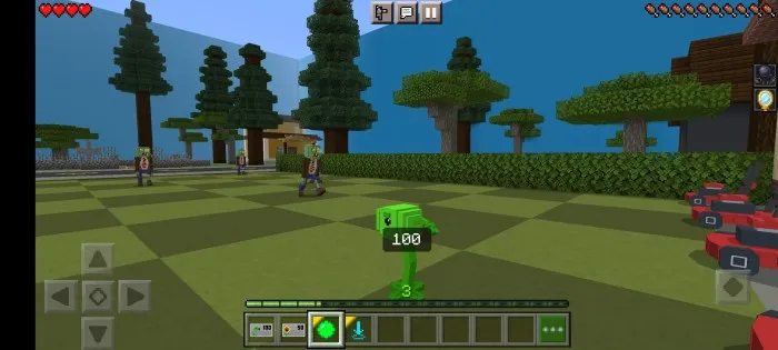 Plants vs Zombies — Minecraft xarita, rasm 1
