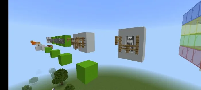 Moblar bilan parkur — Minecraft xarita, rasm 1