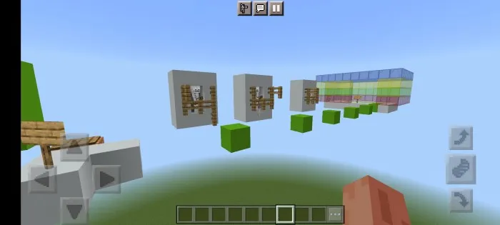 Moblar bilan parkur — Minecraft xarita, rasm 2