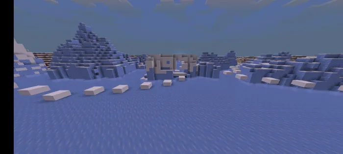 Qish mavzusidagi parkur — Minecraft xarita, rasm 2