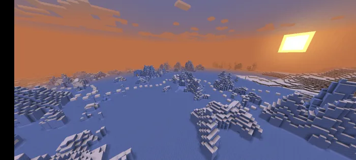 Qish mavzusidagi parkur — Minecraft xarita, rasm 3