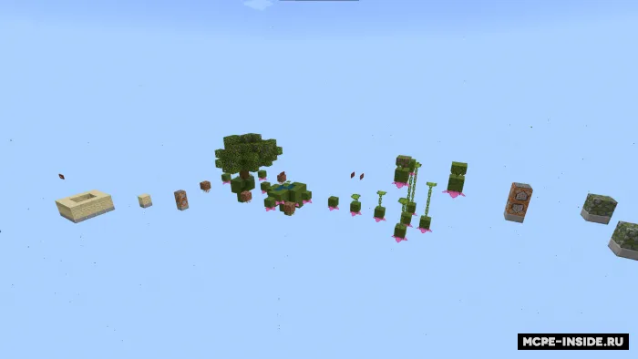 Osmon biomlari bo'ylab parkur — Minecraft xarita, rasm 3
