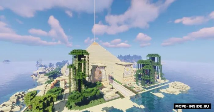 Misr piramidasi — Minecraft xarita, rasm 1