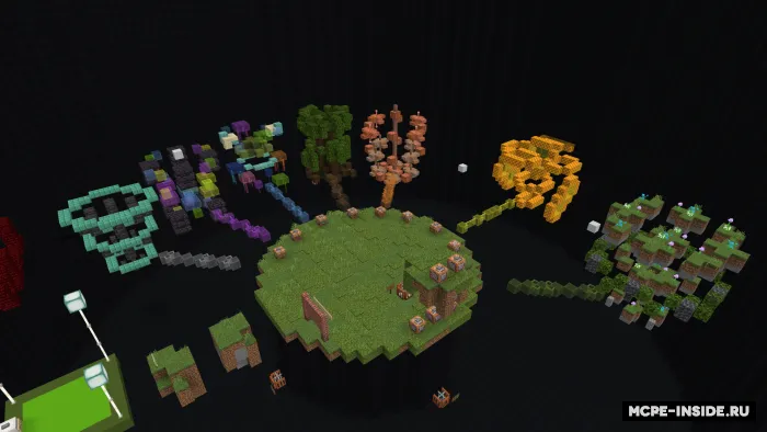 Parkur jang — Minecraft xarita, rasm 1