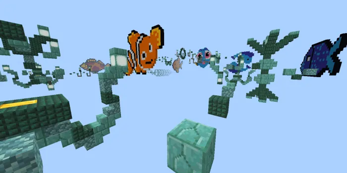 Okean parkuri — Minecraft xarita, rasm 2