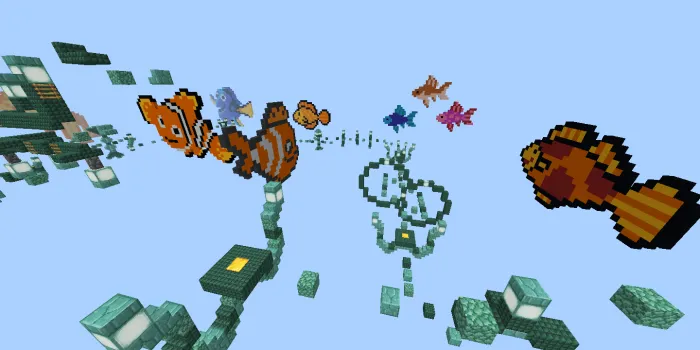 Okean parkuri — Minecraft xarita, rasm 3
