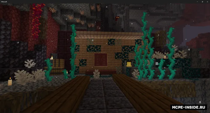 Nether'dagi mistik uy — Minecraft xarita, rasm 1