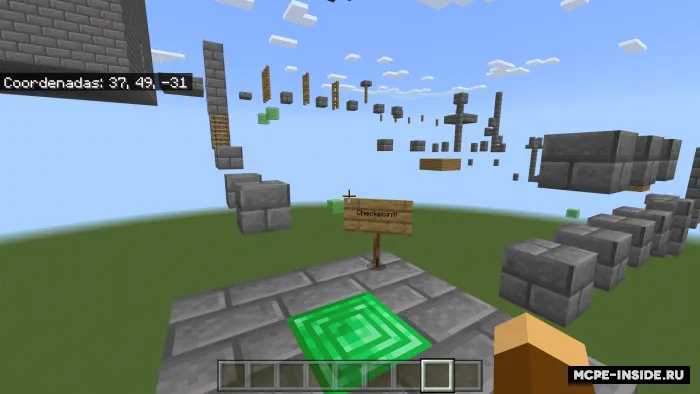 Juda qiyin parkur — Minecraft xarita, rasm 2