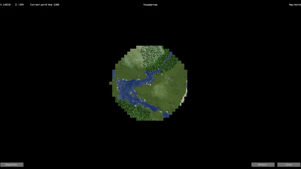 Voyagermap — Minecraft mod, rasm 3
