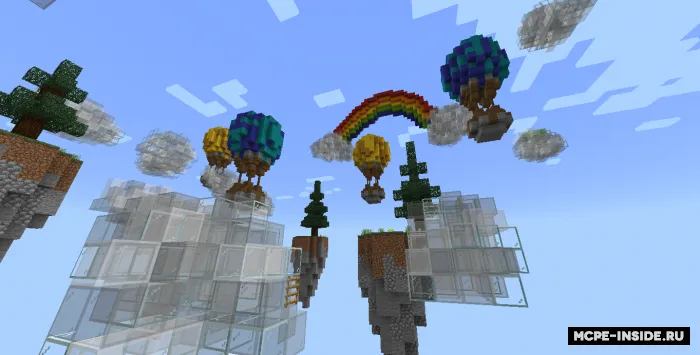 Osmon parkuri — Minecraft xarita, rasm 1