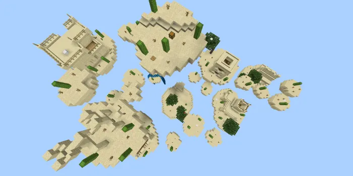 Qumli orol — Minecraft xarita, rasm 2