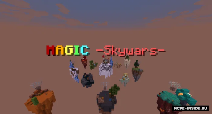 Sehrli Skywars — Minecraft xarita, rasm 1