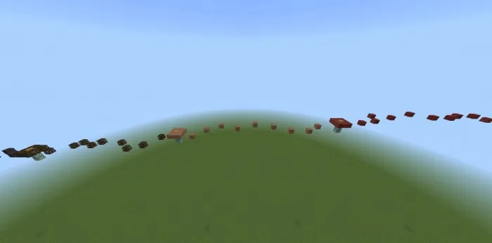 Wild Update bloklari parkuri — Minecraft xarita, rasm 1