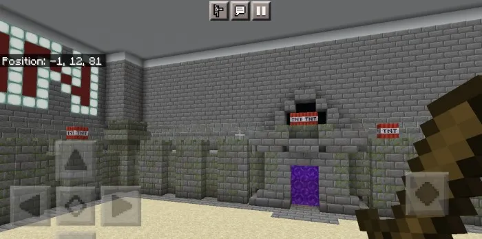 TNT Run — Minecraft xarita, rasm 1