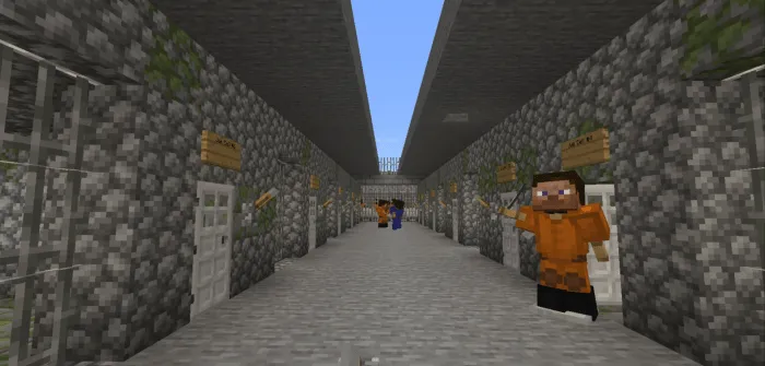Qamoqxona: politsiyachilar va o'g'rilar — Minecraft xarita, rasm 1