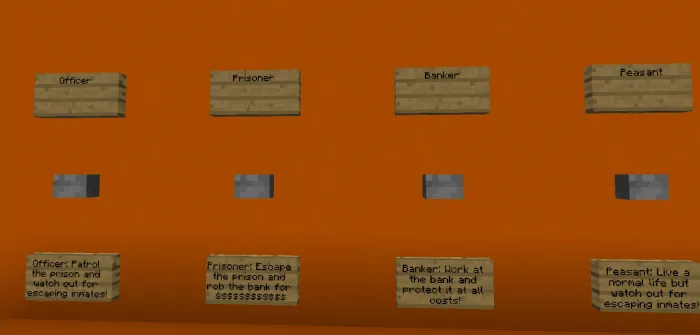 Qamoqxona: politsiyachilar va o'g'rilar — Minecraft xarita, rasm 3