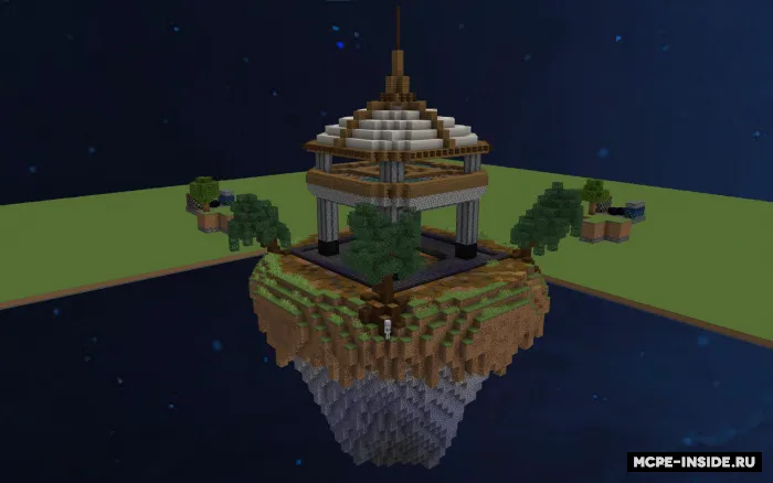 Skyblock-Bedwars — Minecraft xarita, rasm 1