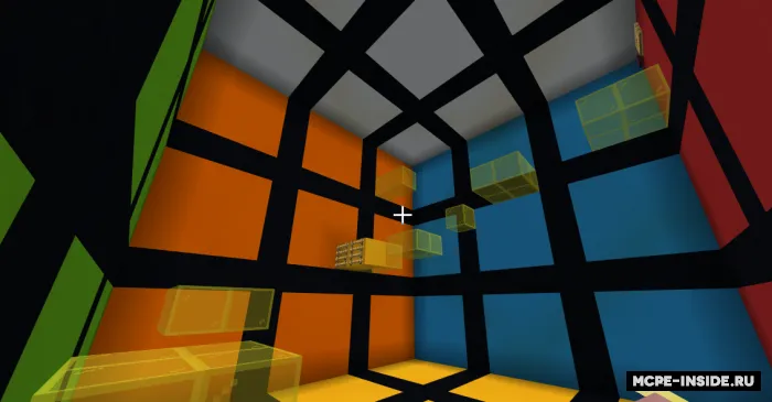 Rubik parkur — Minecraft xarita, rasm 1