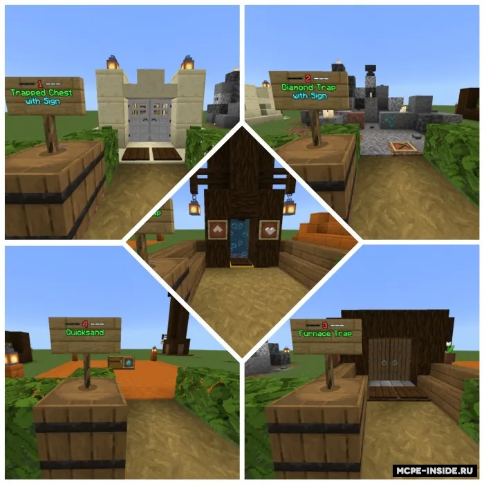 10 ta tuzoq g'oyasi — Minecraft xarita, rasm 1