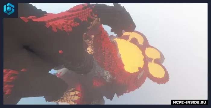 Ajdaho vulqoni — Minecraft xarita, rasm 4