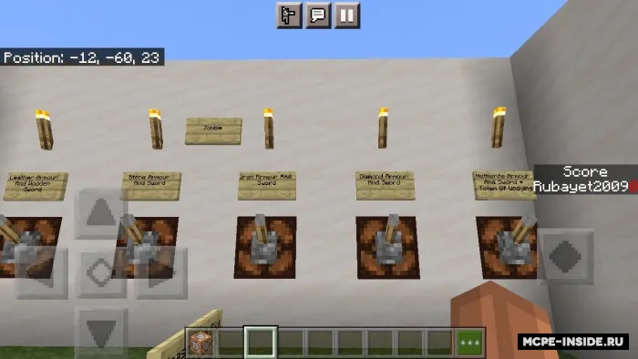 Cheksiz zombi arenasi — Minecraft xarita, rasm 1