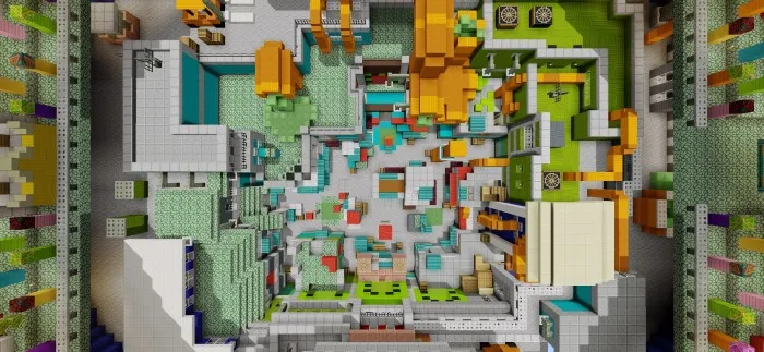 Parkur fabrikasi — Minecraft xarita, rasm 1