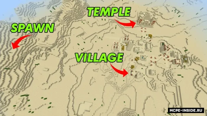 Sahroda omon qolish — Minecraft xarita, rasm 4