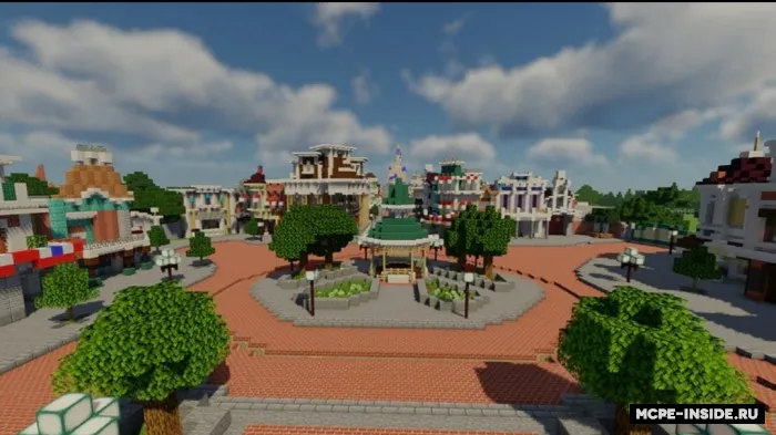Disneylend Parij — Minecraft xarita, rasm 2