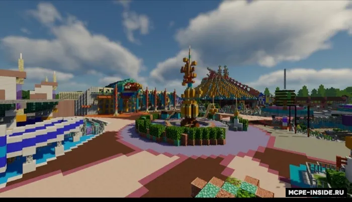 Disneylend Parij — Minecraft xarita, rasm 3