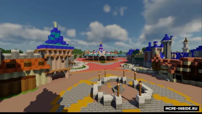 Disneylend Parij — Minecraft xarita, rasm 4