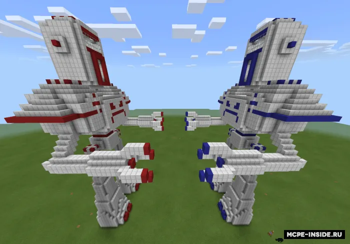 Robotlar jangi — Minecraft xarita, rasm 1