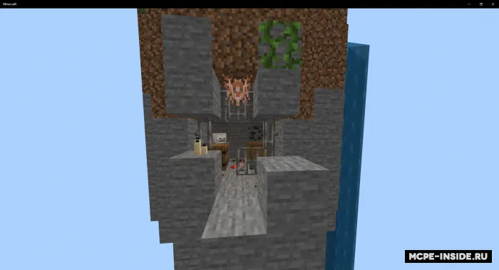 Tezkor Skyblock — Minecraft xarita, rasm 1