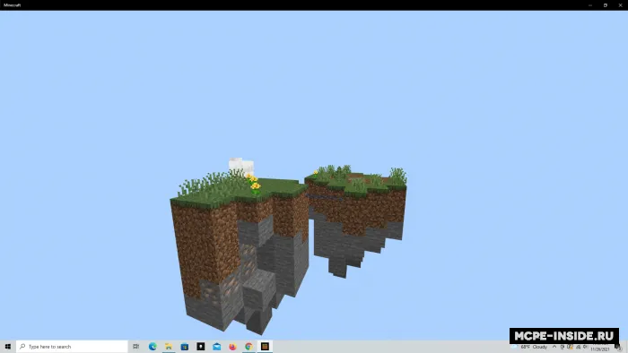 Tezkor Skyblock — Minecraft xarita, rasm 2
