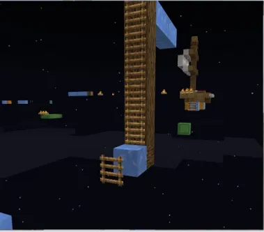 Uchar kemalar bo'ylab parkur — Minecraft xarita, rasm 3