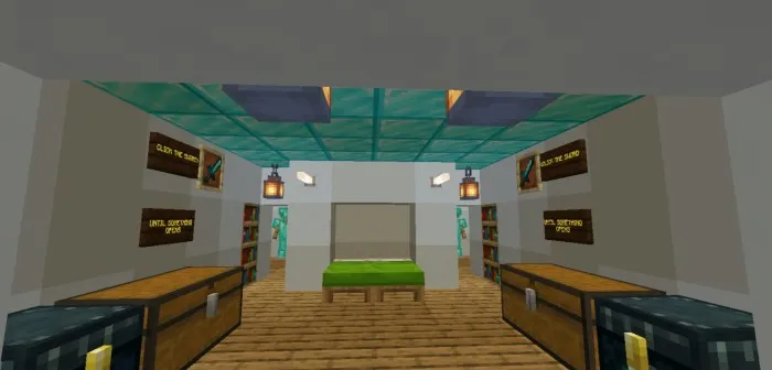 Yer osti bazasi — Minecraft xarita, rasm 1