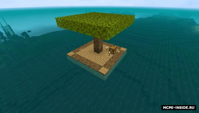 Okeanda omon qolish — Minecraft xarita, rasm 1