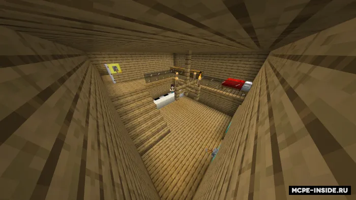 Xonalardan qochish — Minecraft xarita, rasm 1