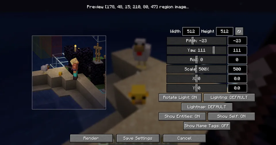 Simple Image Renderer — Minecraft mod, rasm 2