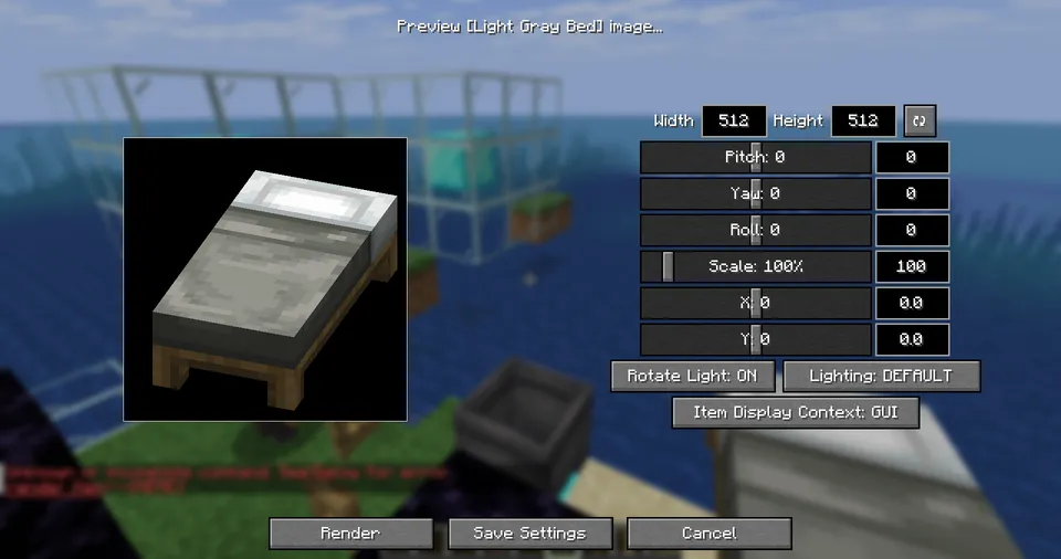 Simple Image Renderer — Minecraft mod, rasm 6